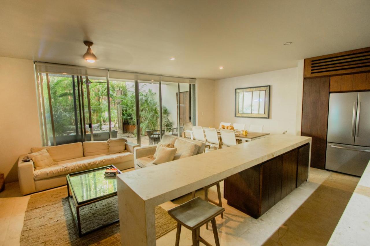 Ideal 4 Groups Aldeazama 2Br 10Pax Apt Papaya Playa Tulum Dış mekan fotoğraf