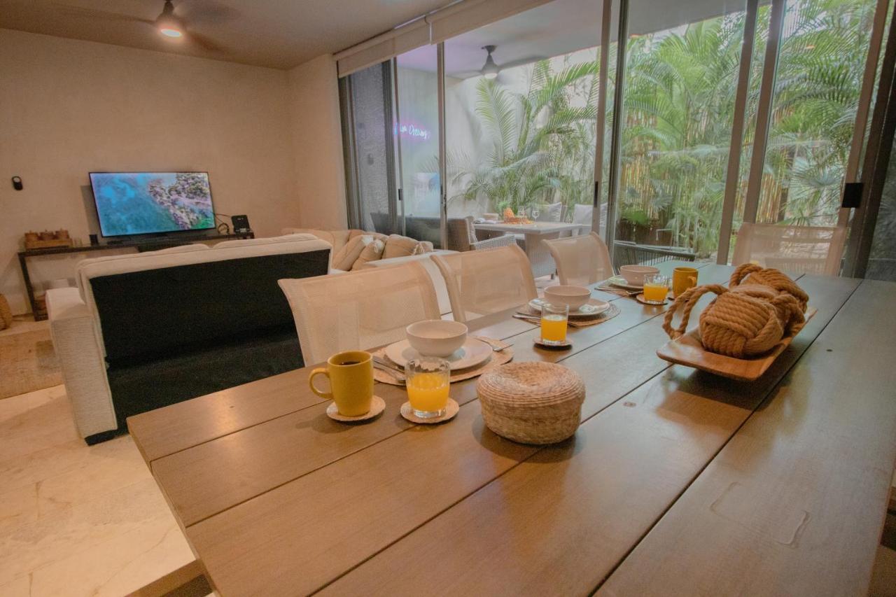 Ideal 4 Groups Aldeazama 2Br 10Pax Apt Papaya Playa Tulum Dış mekan fotoğraf